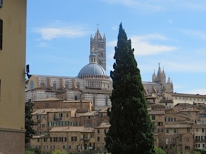 Siena -- duomo and striped cathedral